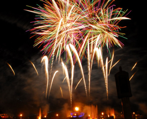 An incentive trip to Walt Disney World in Orlando, Florida ended with a great view of the Magic Kingdom firework show.