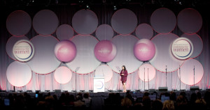 A 3000 person conference stage set